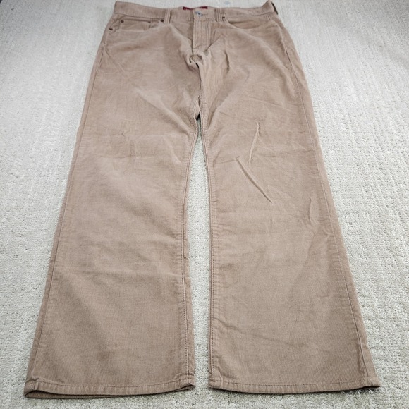 Lucky Brand Other - Lucky Brand Corduroy Pants Men 34x30 361 Vintage Straight Relaxed Fit Beige
